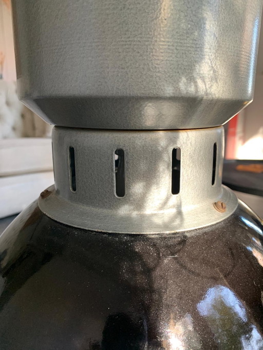 2x lampes industrielles vintage originales