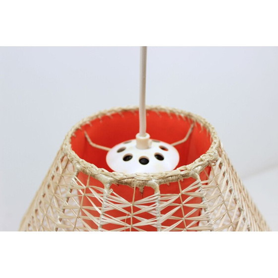 Image 1 of Vintage orange pendant light from Denmark