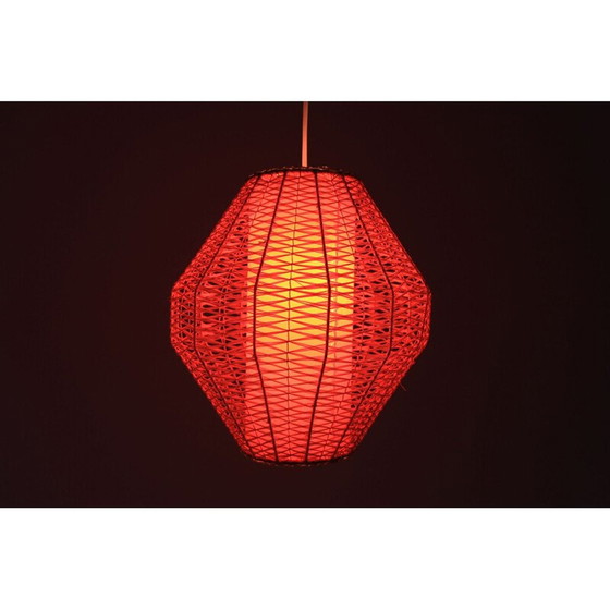 Image 1 of Vintage orange pendant light from Denmark