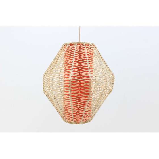 Image 1 of Vintage orange pendant light from Denmark