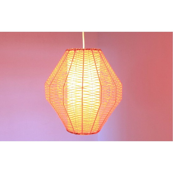Image 1 of Vintage orange pendant light from Denmark