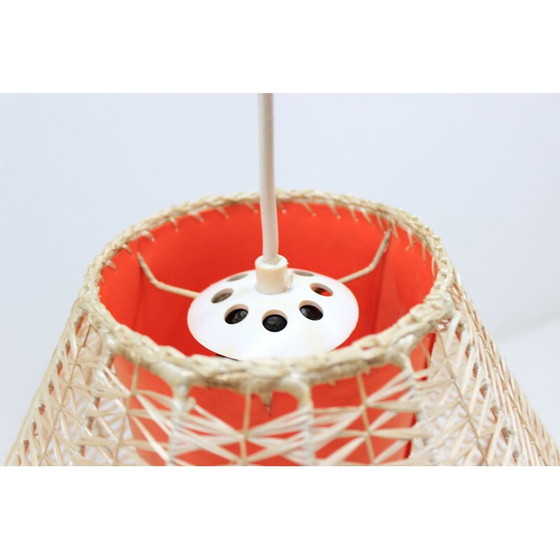 Image 1 of Vintage orange pendant light from Denmark