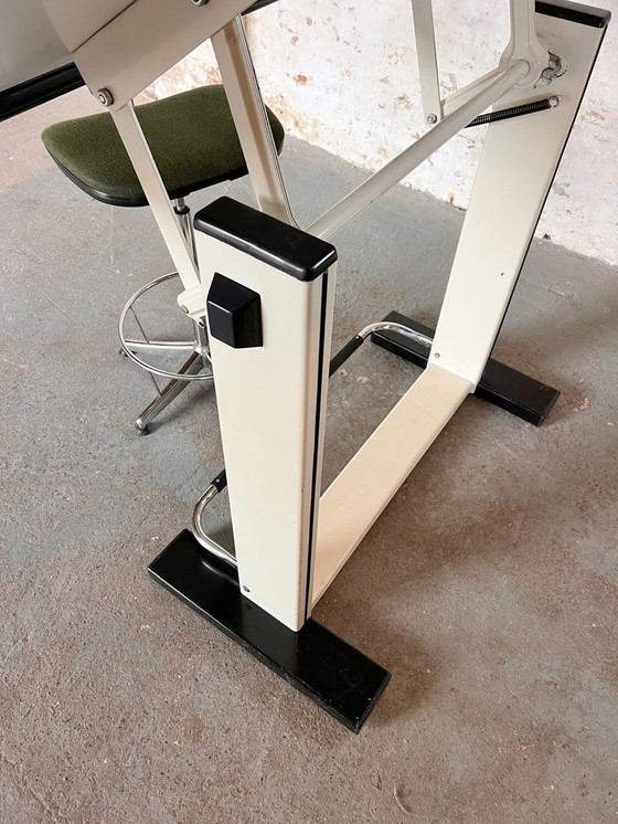 Image 1 of Vintage architect table and designer chair