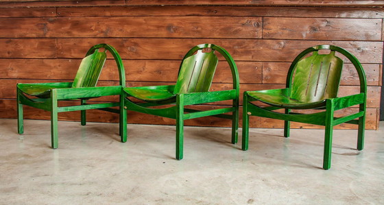 Image 1 of Baumann Argos Intense Green Wooden Lounge