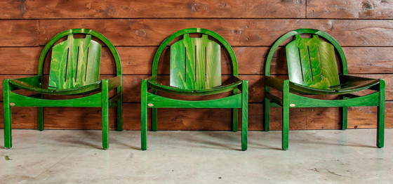 Image 1 of Baumann Argos Intense Green Wooden Lounge