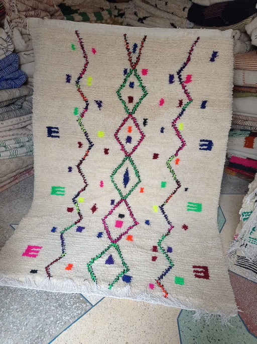 Tapis berbère marocain fait à la main