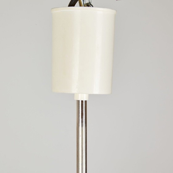 Image 1 of Vintage glass and plastic pendant lamp, Czechoslovakia 1970