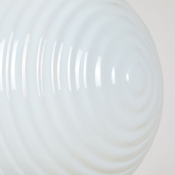 Image 1 of Vintage glass and plastic pendant lamp, Czechoslovakia 1970