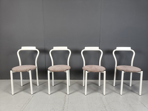 Vintage Dining Chairs By Calligaris, 1980S