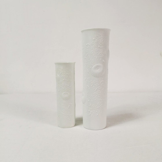 Image 1 of Pair of vintage porcelain vases by Kaiser, Germany 1960s