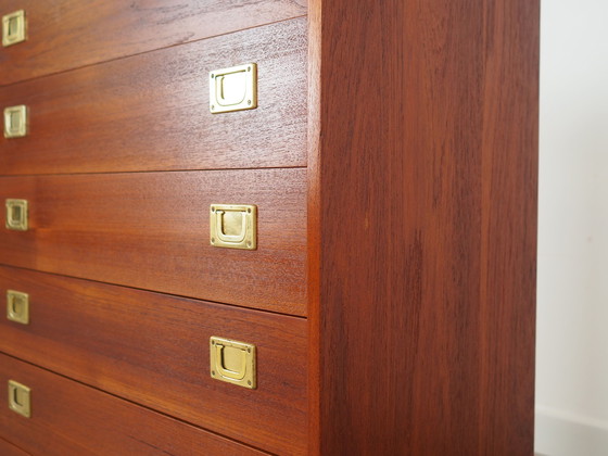 Image 1 of Teak Chest Of Drawers, Danish Design, 1960S, Production: Denmark