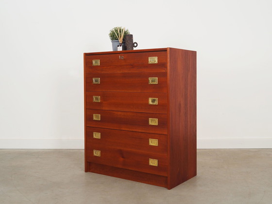 Image 1 of Teak Chest Of Drawers, Danish Design, 1960S, Production: Denmark