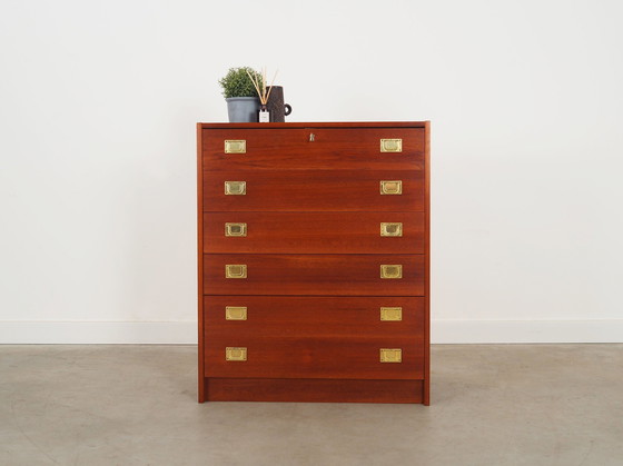 Image 1 of Teak Chest Of Drawers, Danish Design, 1960S, Production: Denmark