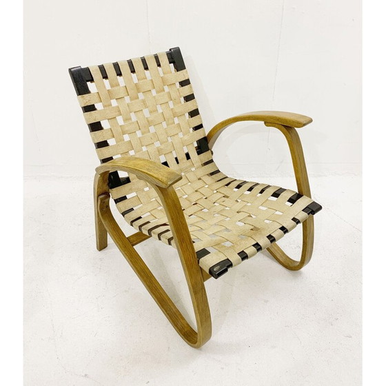 Image 1 of Pair of vintage bentwood armchairs by Jan Vanek for Up Závody, Czechoslovakia 1930