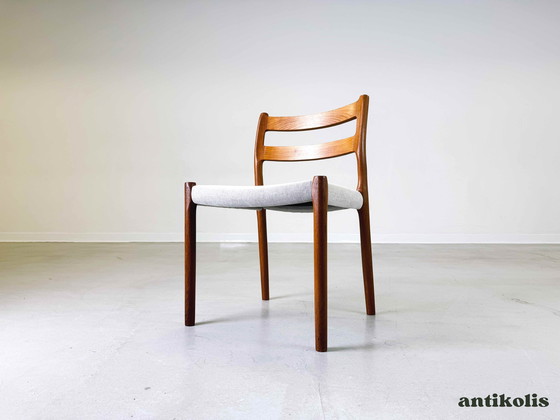 Image 1 of Set of 3 Mid - Century chairs Niels O Moller J.L. Møllers model 84