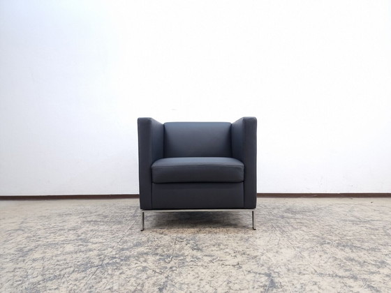 Image 1 of Knoll Foster armchair designer armchair leather chair office chair leather to Vitra