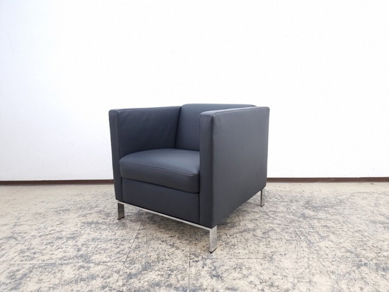 Image 1 of Knoll Foster armchair designer armchair leather chair office chair leather to Vitra