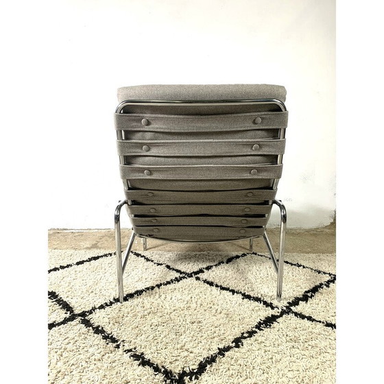Image 1 of Vintage "Nagoya SZ09" armchair in black fabric by Martin Visser for T Spectrum, Netherlands 1960