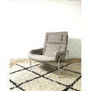 Vintage "Nagoya SZ09" armchair in black fabric by Martin Visser for T Spectrum, Netherlands 1960