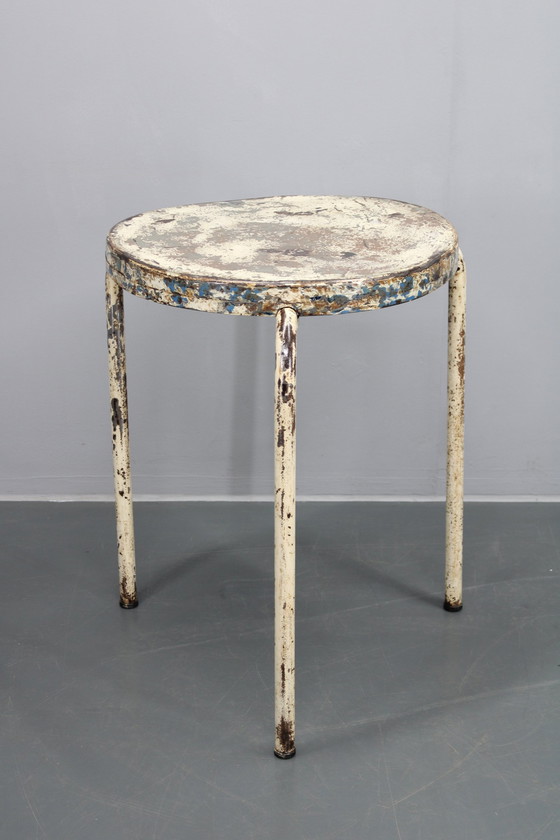 Image 1 of 1950S Industrial Round Table ,Italy