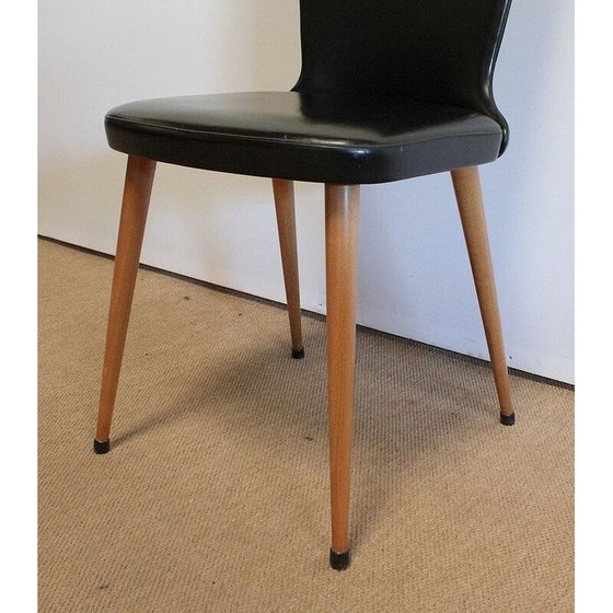 Image 1 of Set di 8 sedie vintage Baumann Essor, 1960