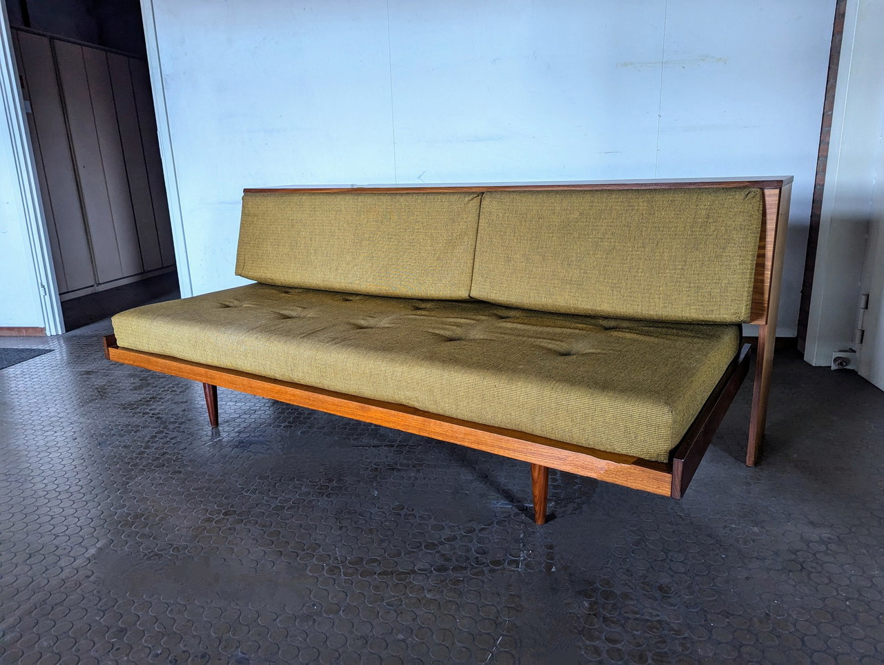 Divano/divano vintage in teak - Formula/Kempkes - anni '60
