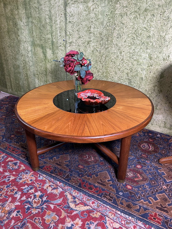 Image 1 of Mid century retro vintage teak round coffee table by GPlan 1960