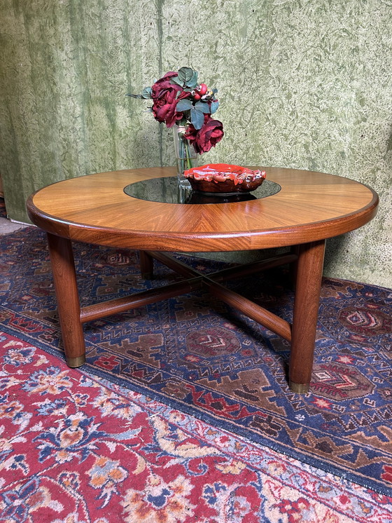 Image 1 of Mid century retro vintage teak round coffee table by GPlan 1960