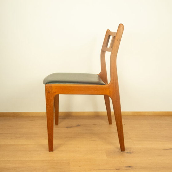 Image 1 of 1960s Teak Dining Table Chair: Danish Design by Johannes Andersen for Uldum 7171