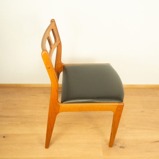 Image 1 of 1960s Teak Dining Table Chair: Danish Design by Johannes Andersen for Uldum 7171