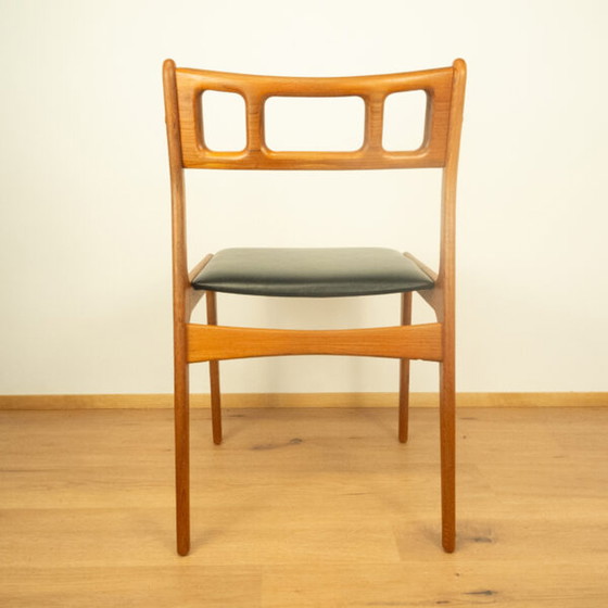 Image 1 of 1960s Teak Dining Table Chair: Danish Design by Johannes Andersen for Uldum 7171