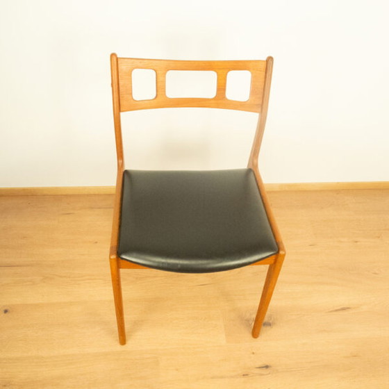 Image 1 of 1960s Teak Dining Table Chair: Danish Design by Johannes Andersen for Uldum 7171