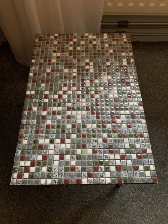 Image 1 of Side Table With Decorative Tiles