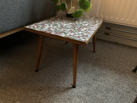 Image 1 of Side Table With Decorative Tiles