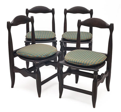 Set De 4 Chaises Par Guillerme Et Chambron