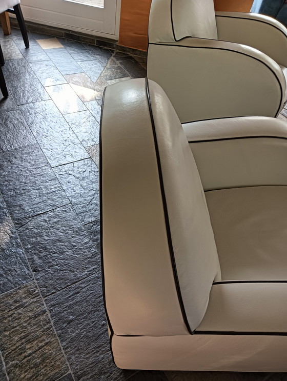 Image 1 of 2x Natuzzi Aris armchairs