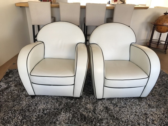 Image 1 of 2x Natuzzi Aris armchairs