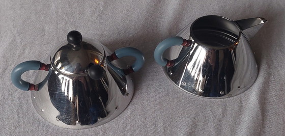 Image 1 of Alessi Sugar Bowl And Milk Jug