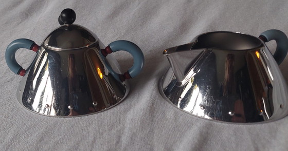 Image 1 of Alessi Sugar Bowl And Milk Jug