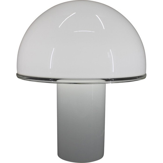 Image 1 of Vintage mushroom table lamp in Murano glass, Italy 1990