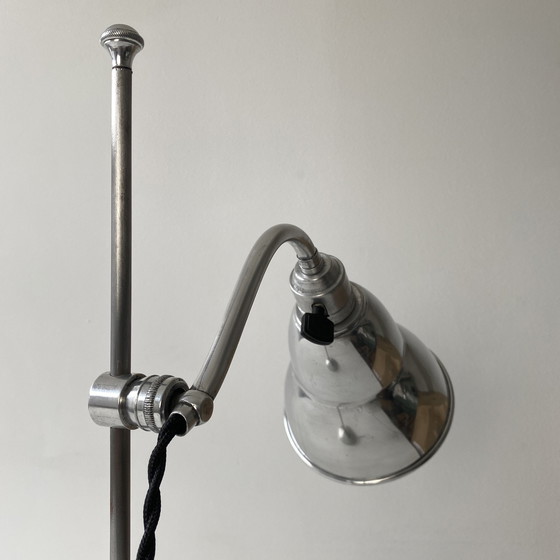 Image 1 of Antique Vintage Raise And Lower Desk Lamp