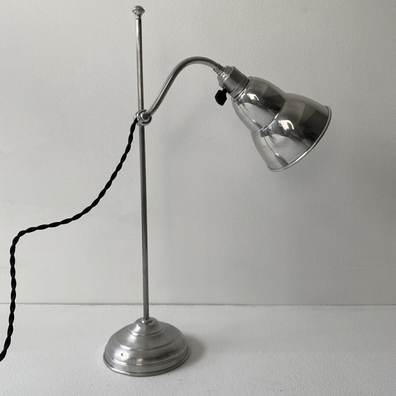 Image 1 of Antique Vintage Raise And Lower Desk Lamp
