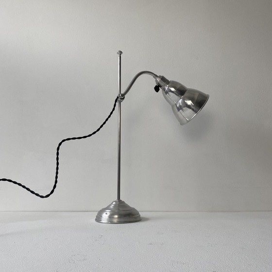 Image 1 of Antique Vintage Raise And Lower Desk Lamp