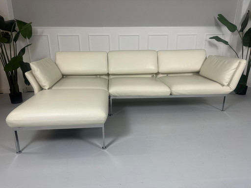 Brühl Roro Sofa Sleeping Function White Couch Leather