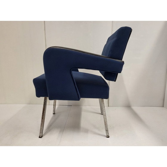 Image 1 of Pair of vintage President armchairs by Jacques Adnet