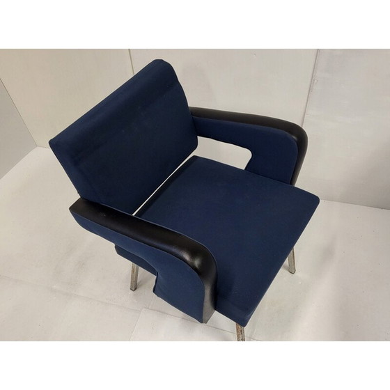 Image 1 of Pair of vintage President armchairs by Jacques Adnet