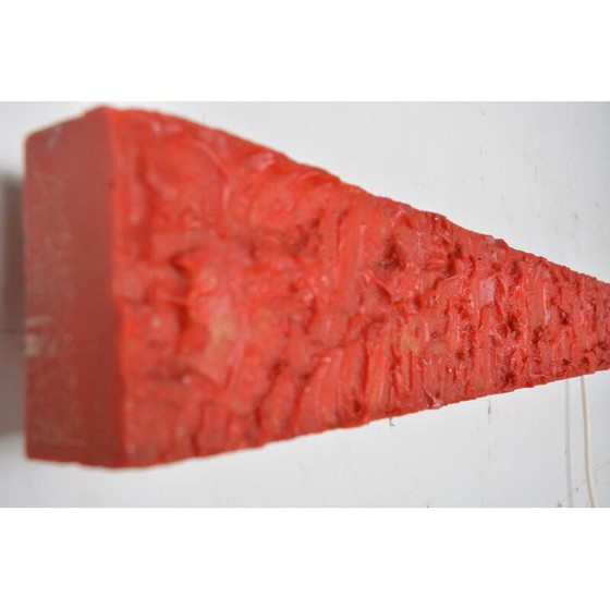 Image 1 of Vintage red wall lamp, 1970
