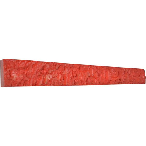 Vintage red wall lamp, 1970