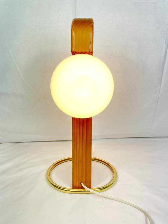 Image 1 of Lampe de table Temde avec deux lampes en verre