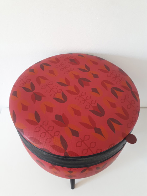Image 1 of vintage footstool fifties side table